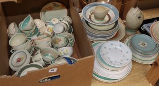 A collection of Susie Cooper wares, 1932-64, with printed Burslem or signature backstamps, including