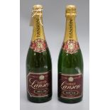 Two bottles of Lanson Red Label Vintage, 1981