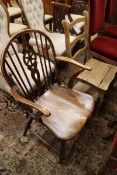 A metamorphic library chair and a Windsor chair