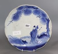 A Japanese Arita dish diameter 28cm