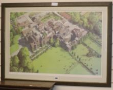 Paul Drake, artist's proof print, Glyndebourne, signed in pencil, 52 x 77cm