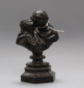 A French bronze of lovers height 19cm