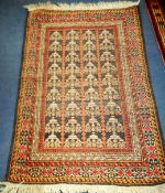 A small South West Persian rug 130 x 84cm
