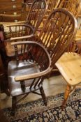 Two Windsor chairs