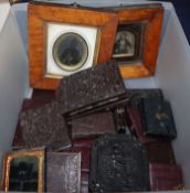 A group of daguerreotypes etc