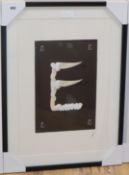 Romain de Tirtoff Erte, limited edition print from the Alphabet Series 'E', signed in pencil,