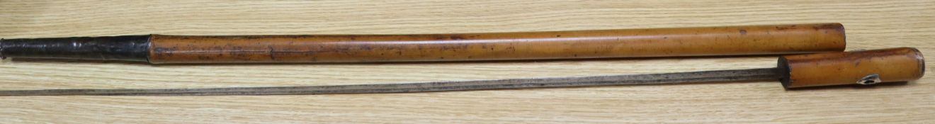 A Victorian swordstick