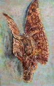 Alvaro Guevara (1894-1951)oil on canvas,Moth c.1923,Colnaghi label verso,58 x 38cm