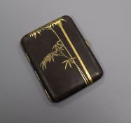 A Komai cigarette case signed Nogawa Noboru