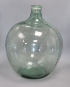 A glass carboy height 34cm