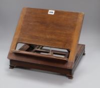 An Edwardian mahogany bookstand