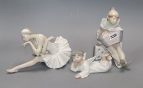 Three Lladro figures