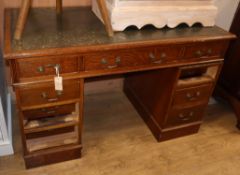 A small antique desk W.122cm