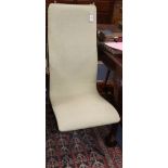 A pair of Heals style high back chairs