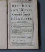 ROCHESTER: Rawlinson, Richard - The History and Antiquities of the Cathedral Church of Rochester, in