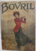 A printed reproduction Bovril advert 60 x 43cm