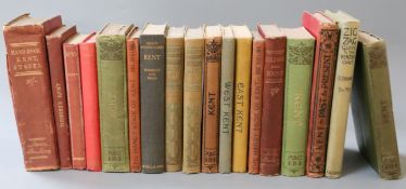 KENT: A collection of 18 pocket and other Guides to Kent, late 19th - early 20th century, mostly