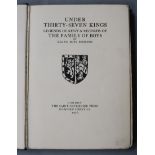 Behrens, Lilian Boys - Under Thirty-Seven Kings. Legends of Kent and Records of the Family of