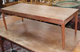 A 1960's Danish teak coffee table L.150cm