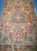 A Kashan rug 210 x 130cm