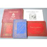 CANTERBURY: 5 late 19th / early 20th century photographic albums:- The Canterbury View book, Seventy