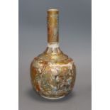 A Satsuma bottle vase