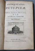 RICHBOROUGH: Battely, Joanne - Antiquitates Rutupinae [Antiquities of Richborough], 1st edition,