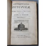 RICHBOROUGH: Battely, Joanne - Antiquitates Rutupinae [Antiquities of Richborough], 1st edition,
