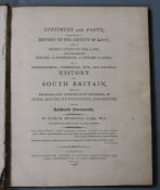 Henshall, Samuel - Specimens and Parts: containing a History of the County of Kent ..., 4to, half