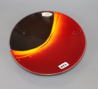 A Poole pottery "eclipse" limited edition dish, with box and certificate