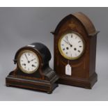 Two French mantel clocks