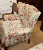 An Edwardian armchair