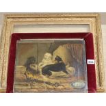 J. Coghlan, oil on canvas, Dogs upsetting a cauldron, signed and dated 1885, 25 x 30in.