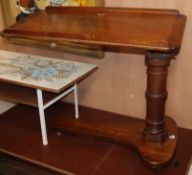 A Victorian reading stand W.80cm