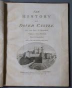 DOVER: Darell, William - The History of Dover Castle, 4to, half calf, with folding plan and 8