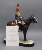 A Michael Sutty model of an officer of the Royal Horse Guards (the Blues) series British