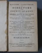 Bagshaw, Samuel - History, Gazetteer, and Directory of the County of Kent, 2 vols, 8vo, cloth, cover