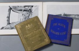 MARGATE: 3 late 19th century photographic albums:- Photographic Souvenirs of Margate - 41 views -