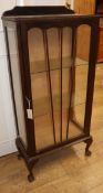 A china display cabinet W.62cm