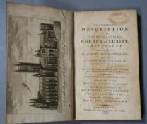 CANTERBURY: Burnby, John - An Historical Description of The Metropolitical Church of Christ