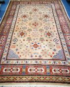 A Turkish geometric rug 300 x 195cm