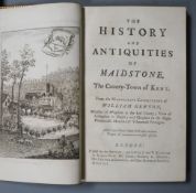MAIDSTONE: Newton, William - The History and Antiquities of Maidstone, The County-Town of Kent,