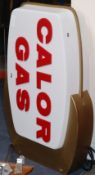 A large Calor Gas advertising Illuminated sign height 72cm
