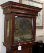 A walnut 8-day longcase clock - John Hayes H.201cm