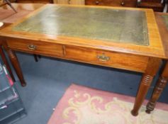 A Victorian mahogany partner's writing table Length 148cm