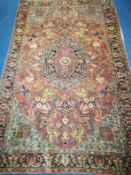 A Kashan rug 210 x 130cm