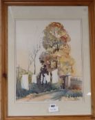 Charles Patrickson, watercolour, 'Fine Drying Weather, Rippon', signed, 44 x 36cm