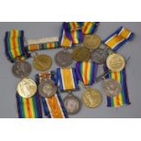 Six WWI medal pairs