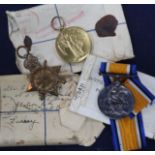 Group of WWI medals for Private C.E. Lintott