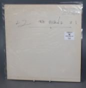 A White Label copy of Led Zeppelin 'In through the out door', hand annotated by Jimmy Page